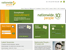 Tablet Screenshot of nationwidepeople.com